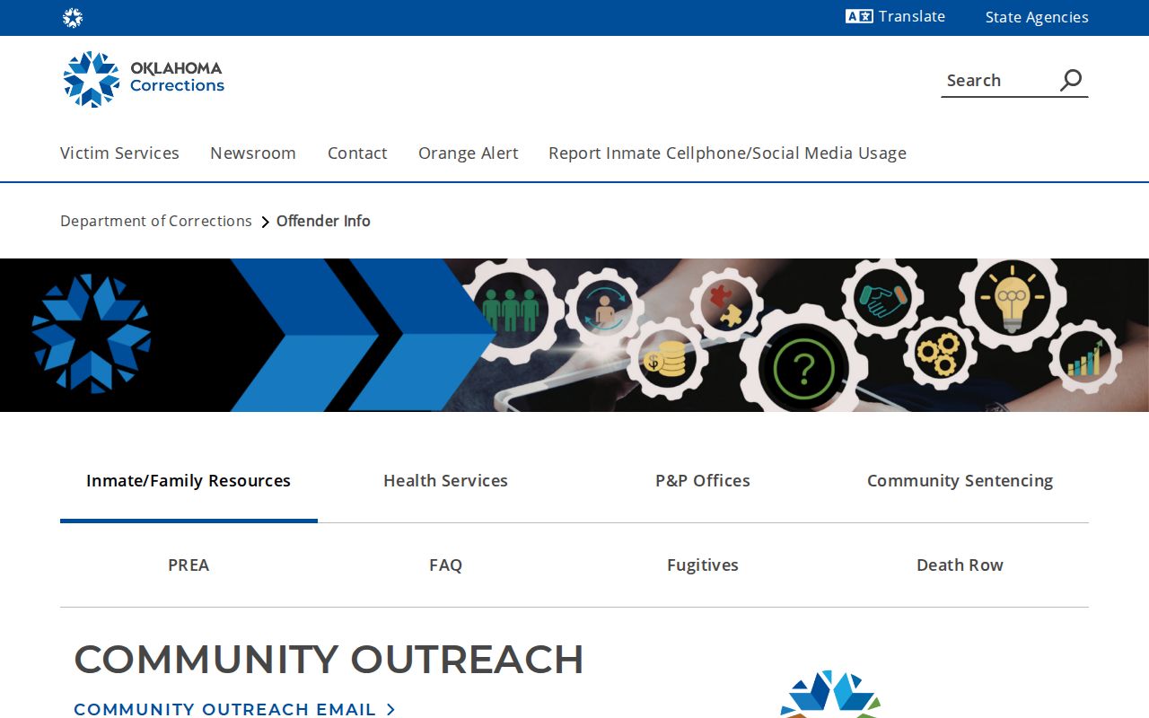 Stephens County projected release date confidentiality and tentative date guidance from ODOC